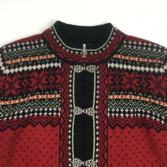 Cambridge dry goods wool nordic sweater fair isle - Picture 5 of 6